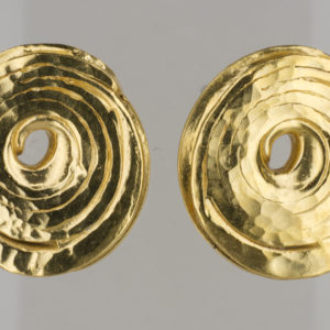 silver vermeil stud earrings
